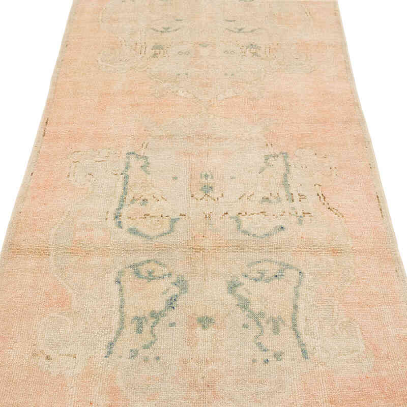Vintage Turkish Hand-Knotted Runner - 3' 2" x 9' 11" (38" x 119") - K0081042