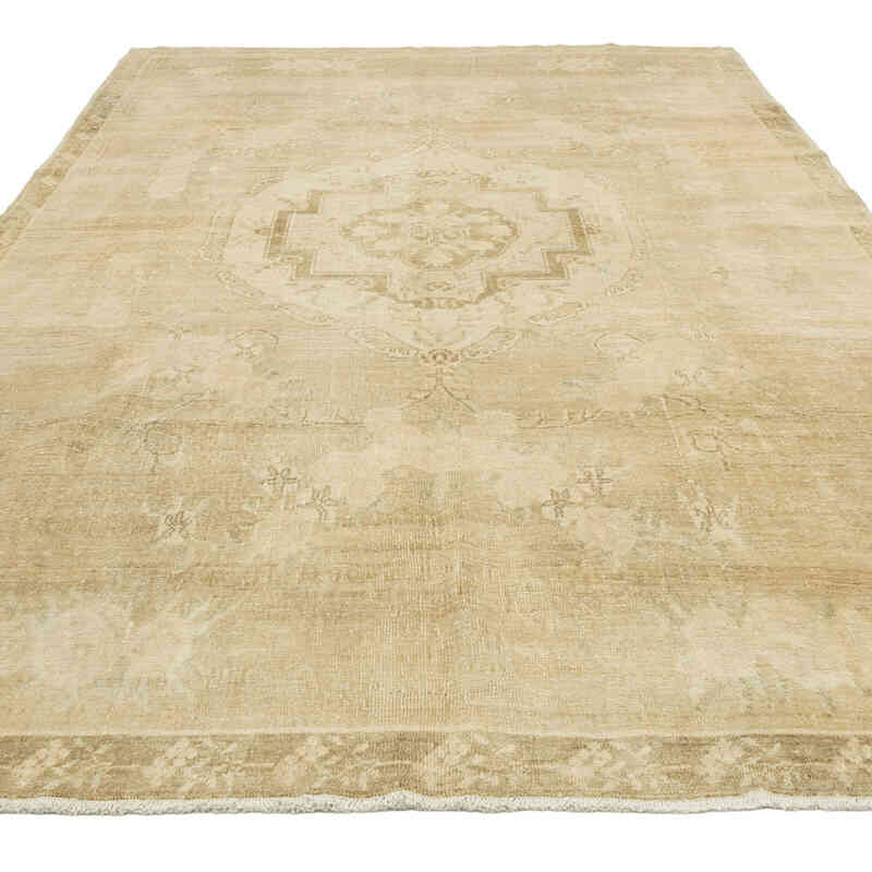 Vintage Turkish Hand-Knotted Rug - 6' 11" x 10' 7" (83" x 127") - K0081045