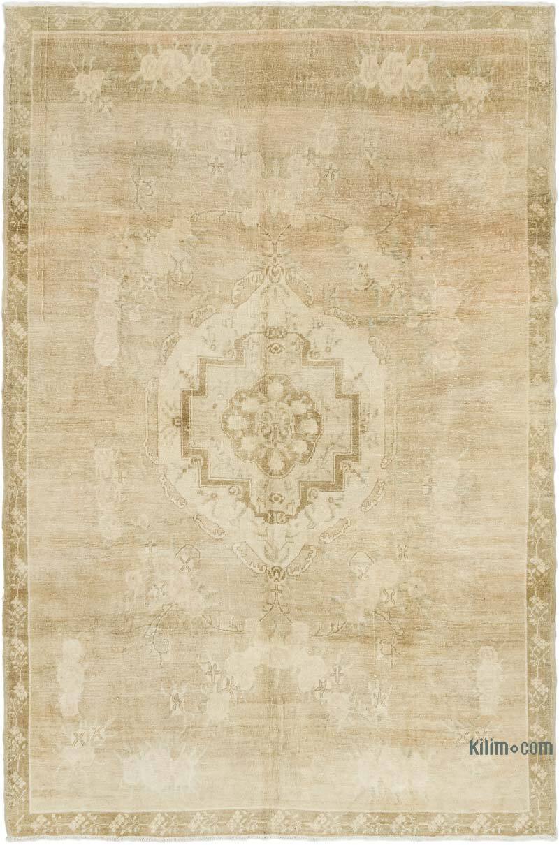 Vintage Turkish Hand-Knotted Rug - 6' 11" x 10' 7" (83" x 127") - K0081045