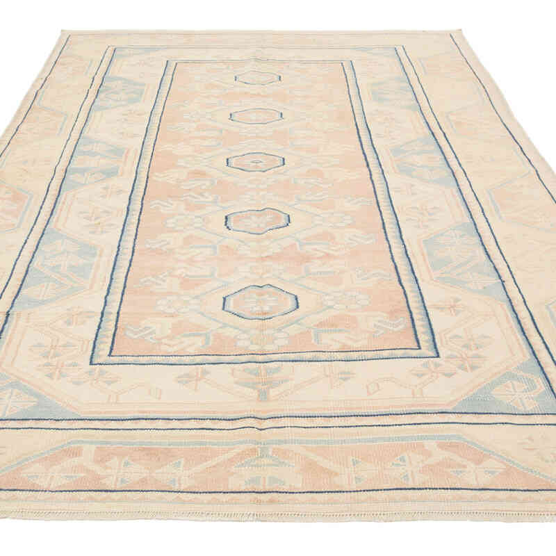 Alfombra Vintage Turca Anudada a Mano - 165 cm x 256 cm - K0081046