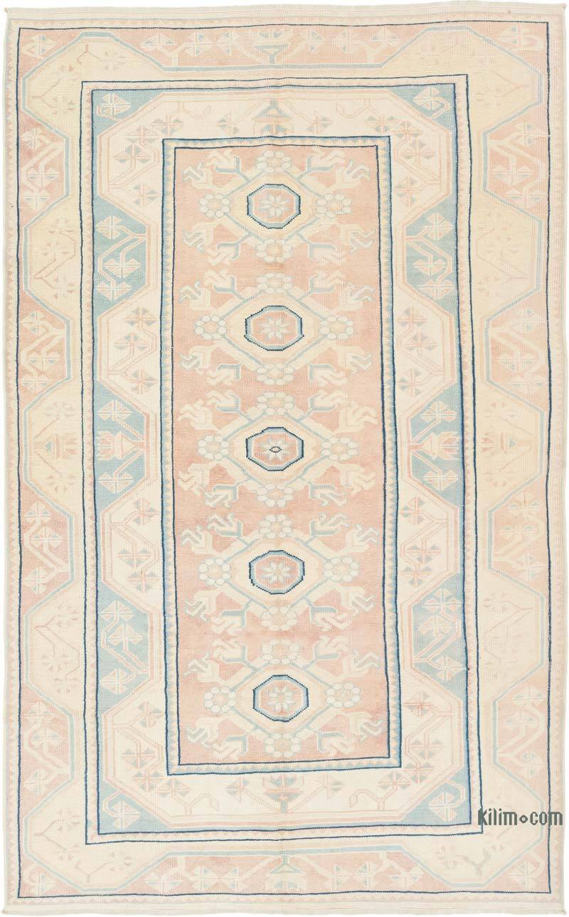 Alfombra Vintage Turca Anudada a Mano - 165 cm x 256 cm - K0081046