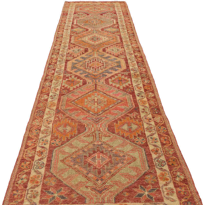 Vintage Anadolu Yolluk - 89 cm x 338 cm - K0081053
