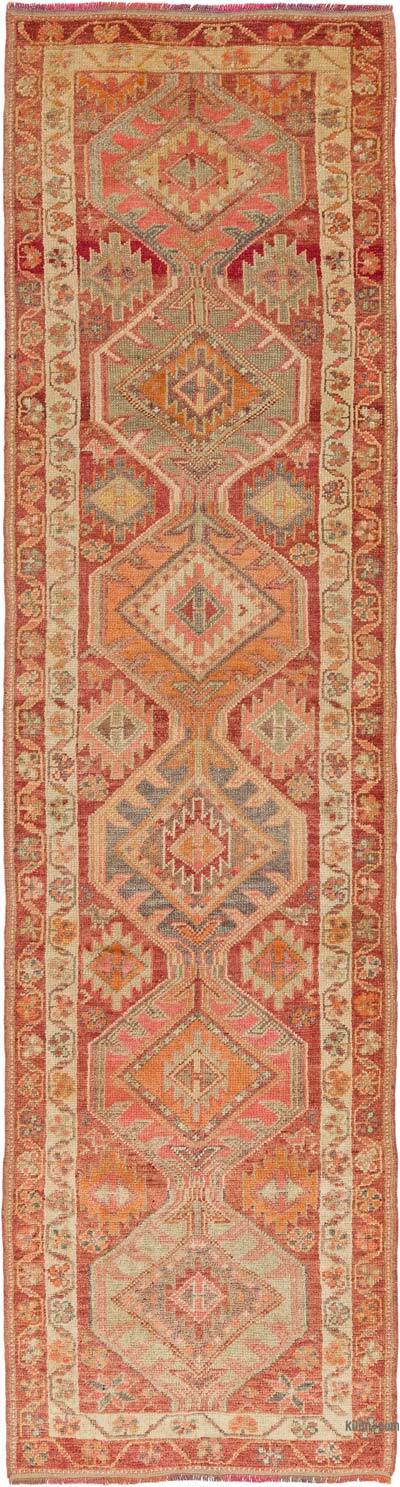 Vintage Tribal Runner Rug - 2' 11" x 11' 1" (35" x 133")