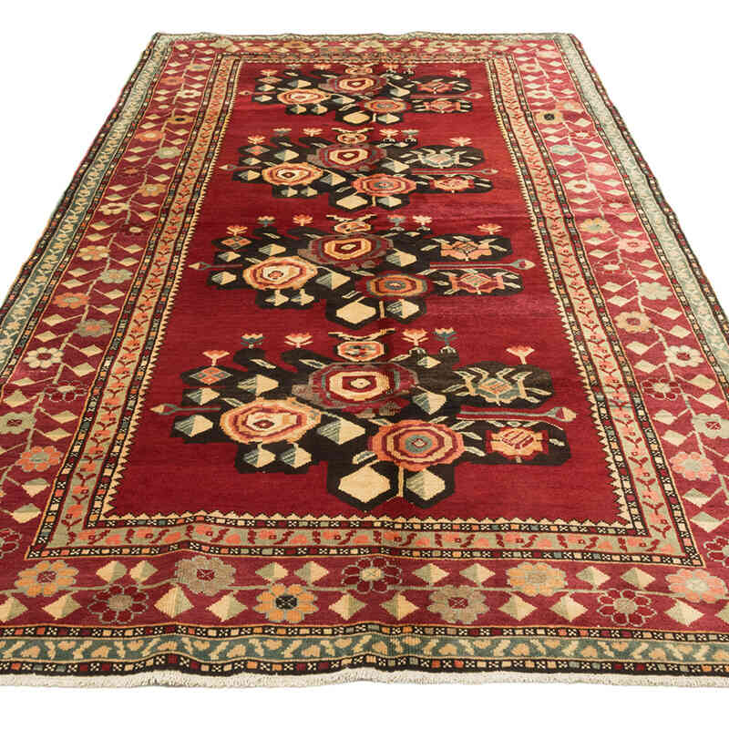 El Dokuma Vintage Halı - 144 cm x 282 cm - K0081054