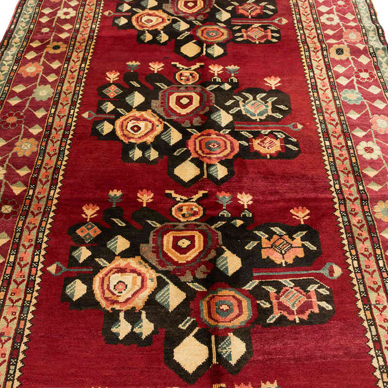 El Dokuma Vintage Halı - 144 cm x 282 cm - K0081054