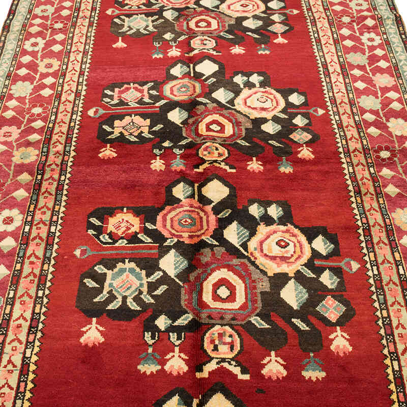 El Dokuma Vintage Halı - 144 cm x 282 cm - K0081054