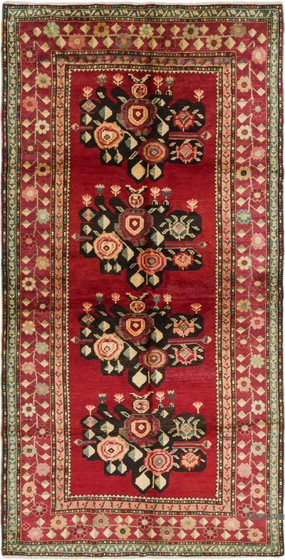 Alfombra Vintage Turca Anudada a Mano - 144 cm x 282 cm