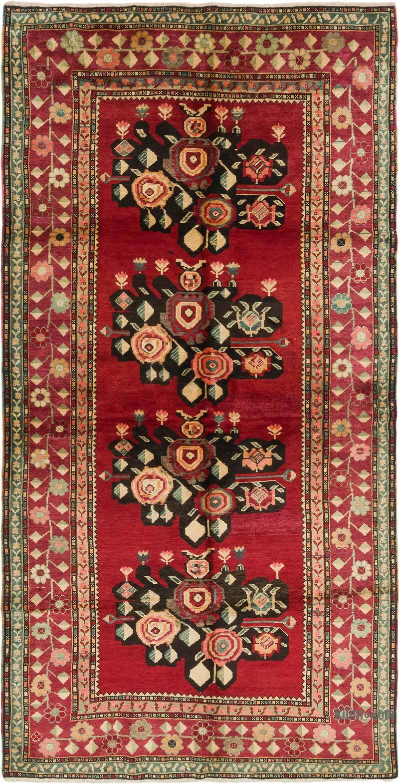 El Dokuma Vintage Halı - 144 cm x 282 cm - K0081054