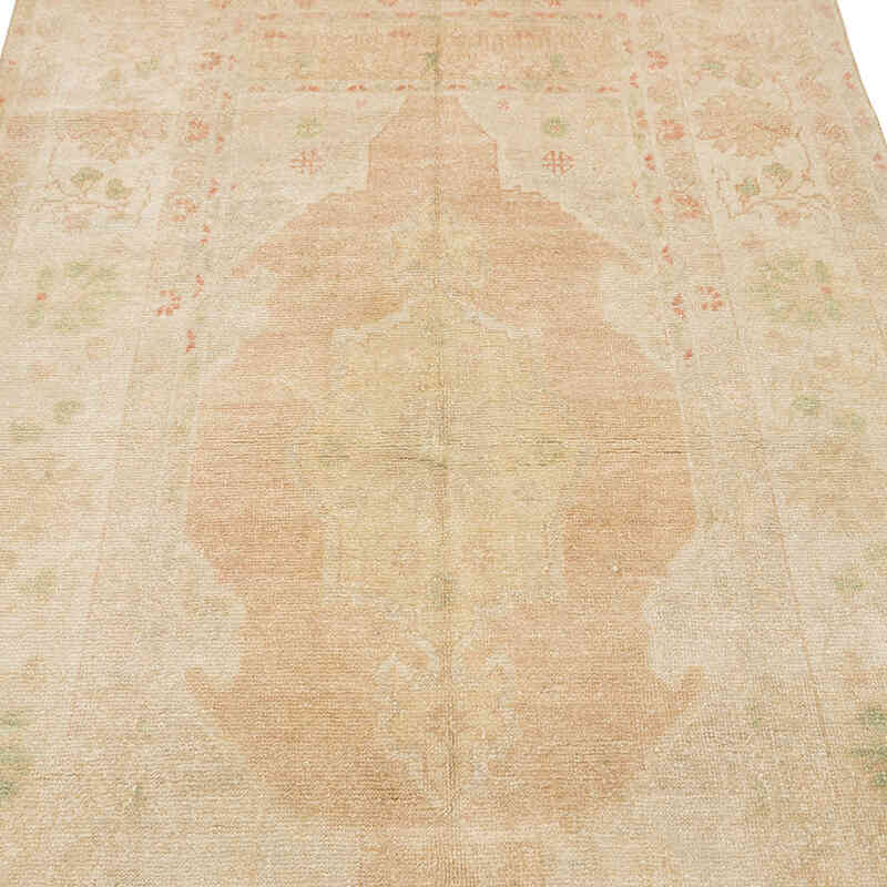 Alfombra Vintage Turca Anudada a Mano - 120 cm x 212 cm - K0081055