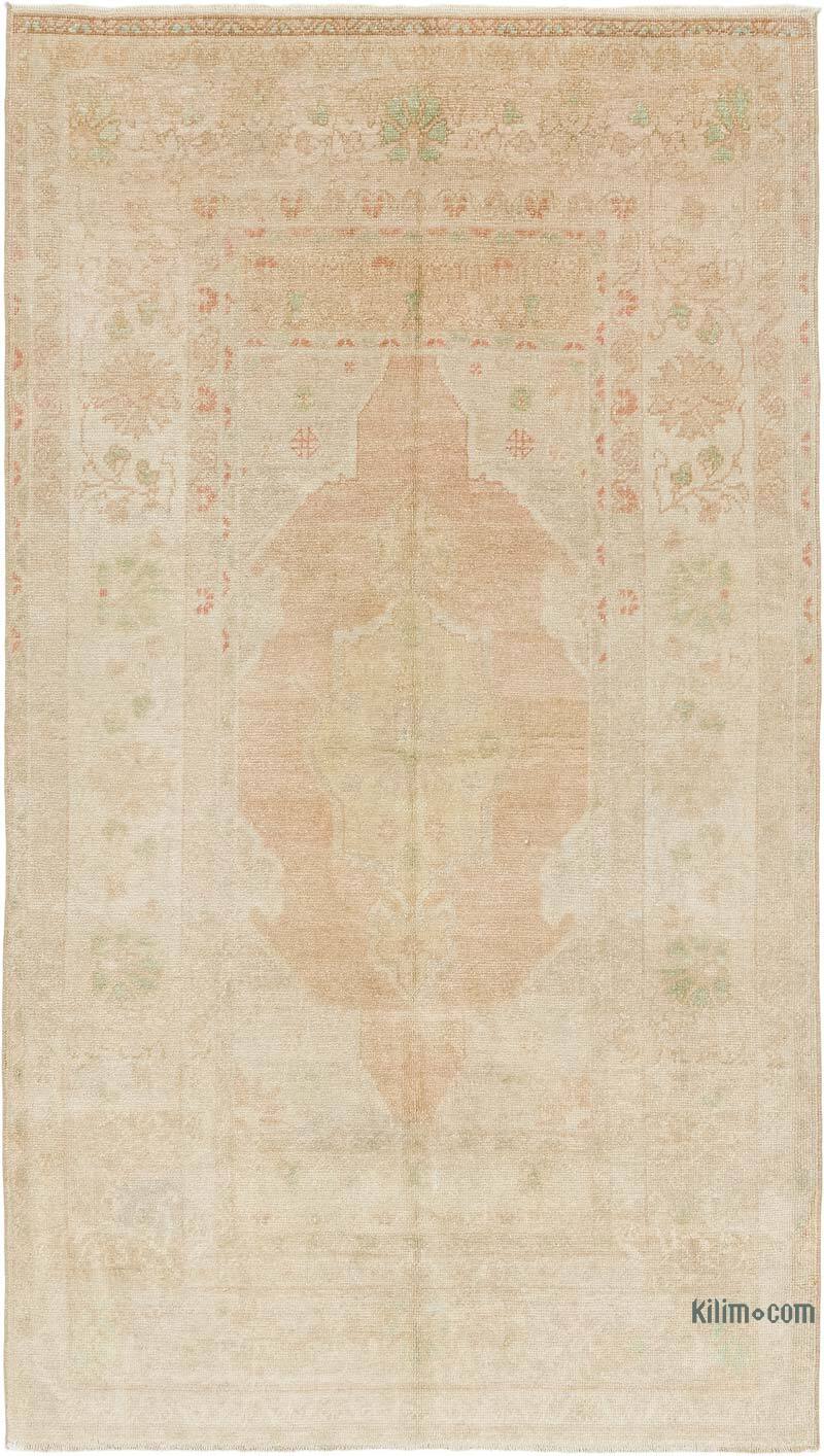 Alfombra Vintage Turca Anudada a Mano - 120 cm x 212 cm - K0081055