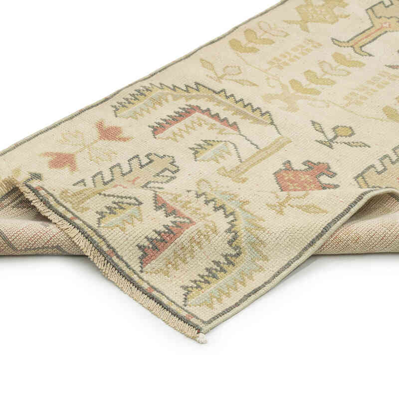 Vintage Turkish Hand-Knotted Runner - 2' 6" x 15' 1" (30" x 181") - K0081060