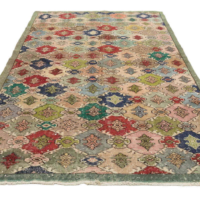 El Dokuma Vintage Halı - 146 cm x 260 cm - K0081063
