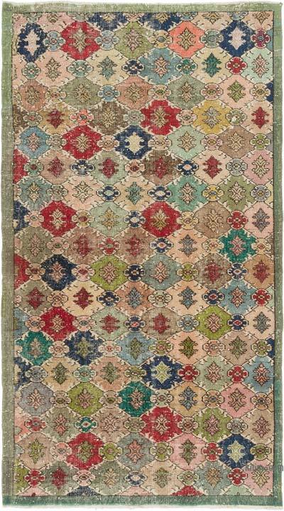 El Dokuma Vintage Halı - 146 cm x 260 cm