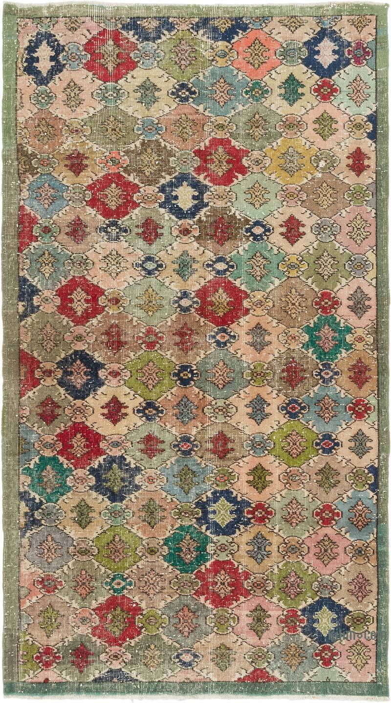El Dokuma Vintage Halı - 146 cm x 260 cm - K0081063