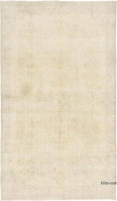 Vintage Turkish Hand-Knotted Rug - 6' 4" x 10' 11" (76" x 131")