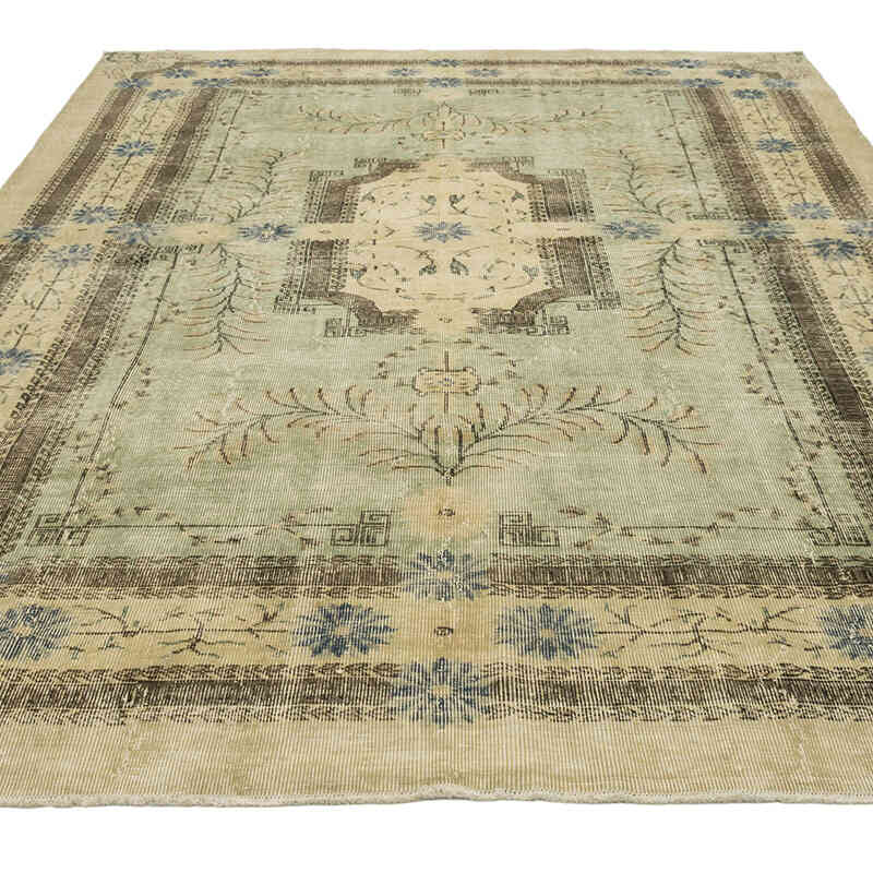 Vintage Turkish Hand-Knotted Rug - 7' 2" x 10' 6" (86" x 126") - K0081067