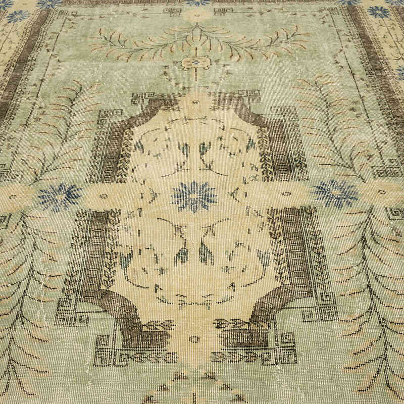 Vintage Turkish Hand-Knotted Rug - 7' 2" x 10' 6" (86" x 126") - K0081067