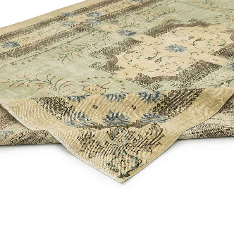 Vintage Turkish Hand-Knotted Rug - 7' 2" x 10' 6" (86" x 126") - K0081067