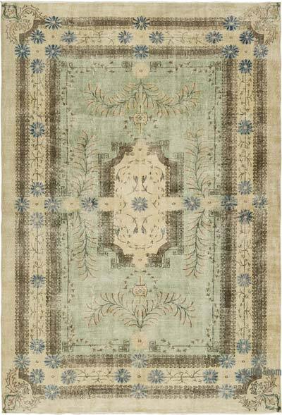 Alfombra Vintage Turca Anudada a Mano - 218 cm x 321 cm