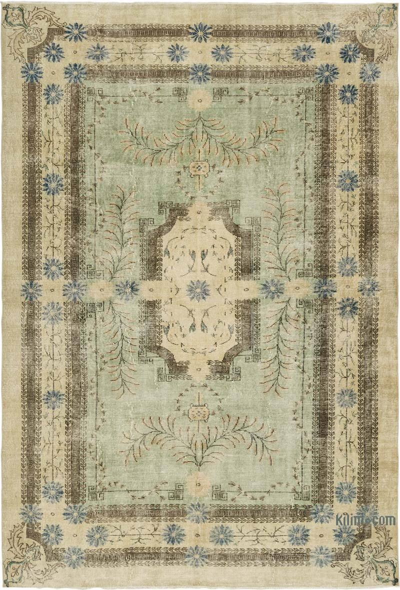 Vintage Turkish Hand-Knotted Rug - 7' 2" x 10' 6" (86" x 126") - K0081067