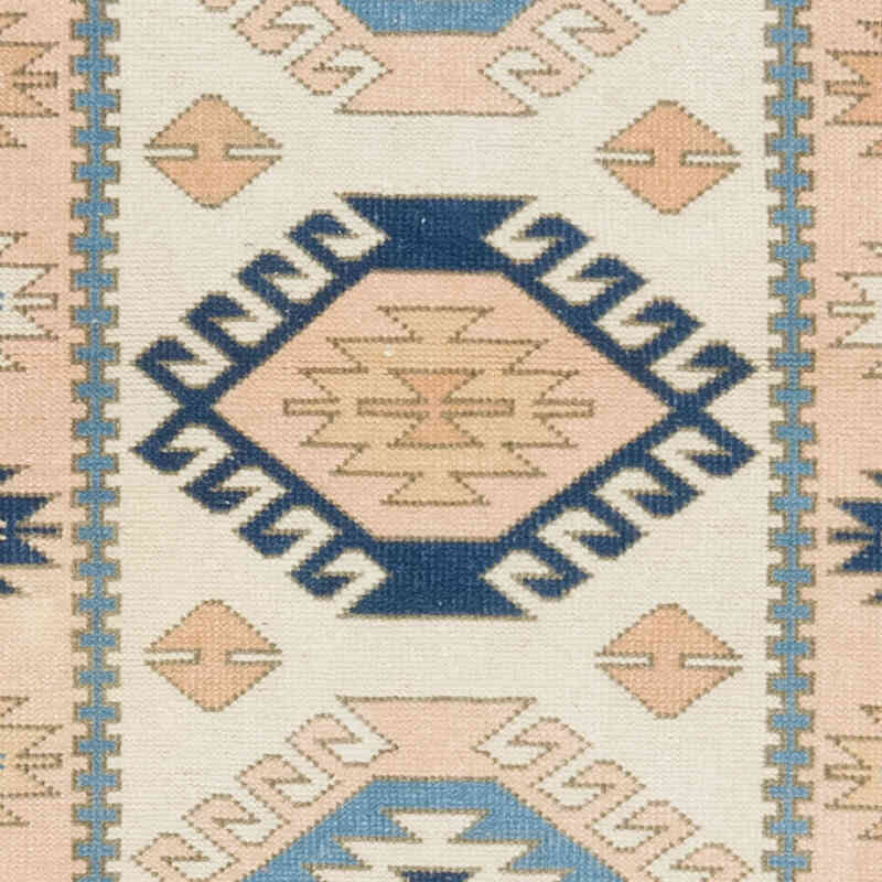 Vintage Turkish Hand-Knotted Runner - 2' 7" x 8' 7" (31" x 103") - K0081068