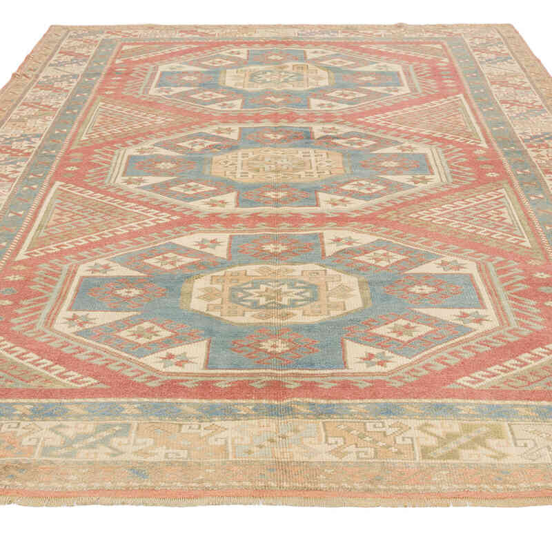 Alfombra Vintage Turca Anudada a Mano - 200 cm x 290 cm - K0081073