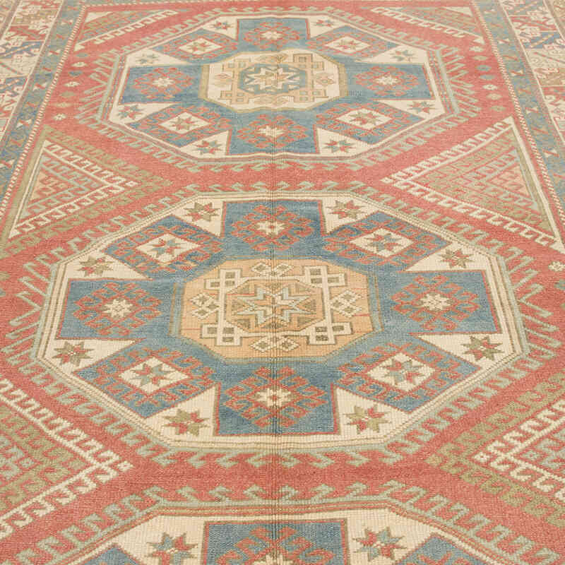 Alfombra Vintage Turca Anudada a Mano - 200 cm x 290 cm - K0081073