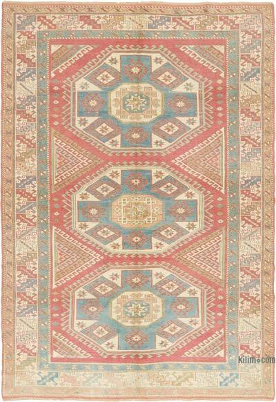 El Dokuma Vintage Halı - 200 cm x 290 cm