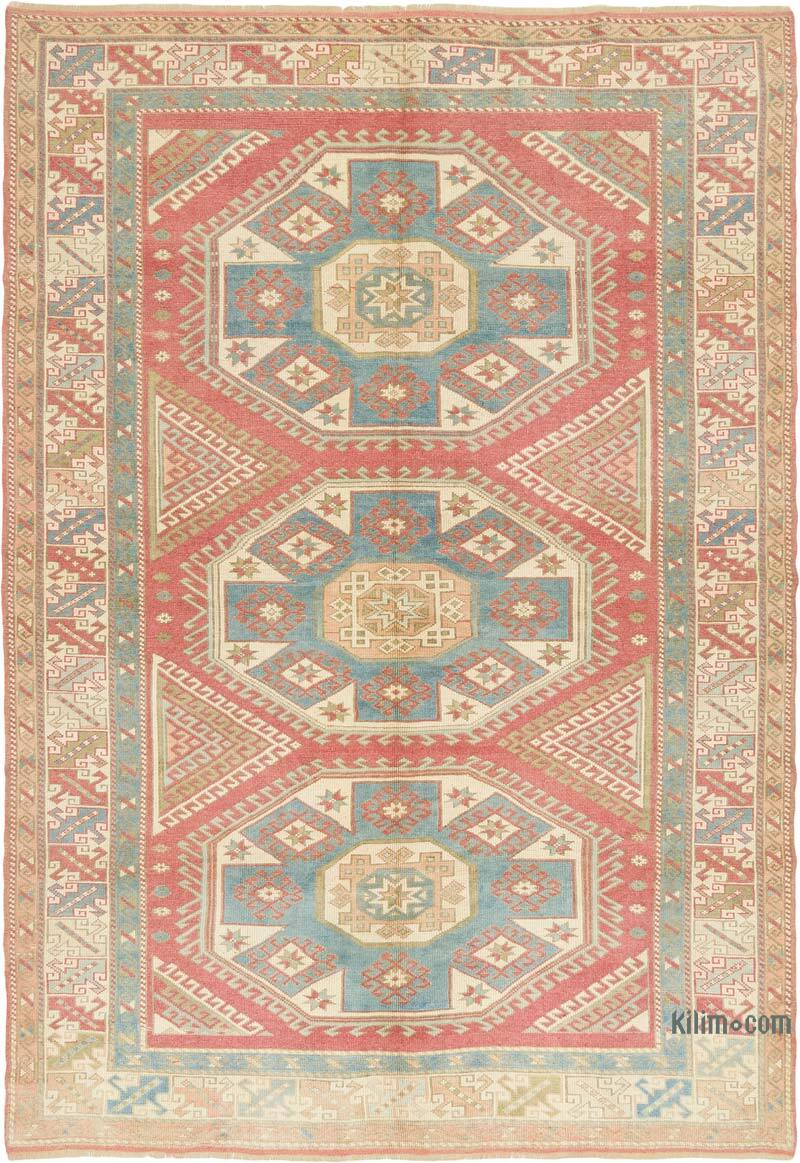Alfombra Vintage Turca Anudada a Mano - 200 cm x 290 cm - K0081073