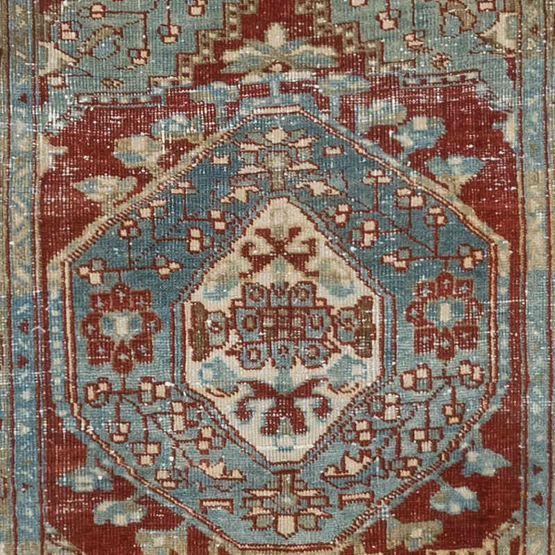 Vintage Turkish Hand-Knotted Runner - 2' 11" x 10' 7" (35" x 127") - K0081074