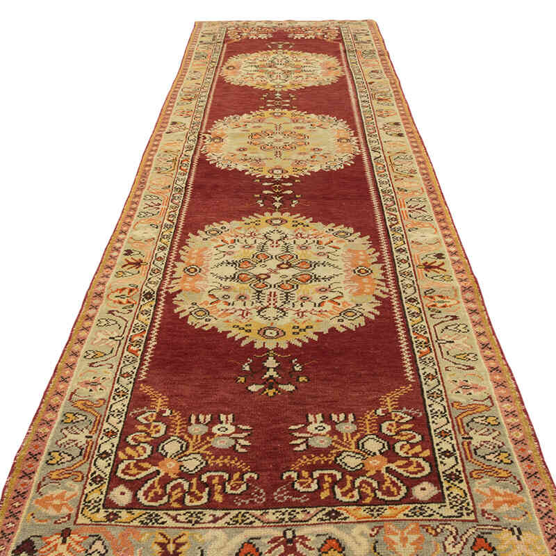 Vintage Anadolu Yolluk - 100 cm x 370 cm - K0081078