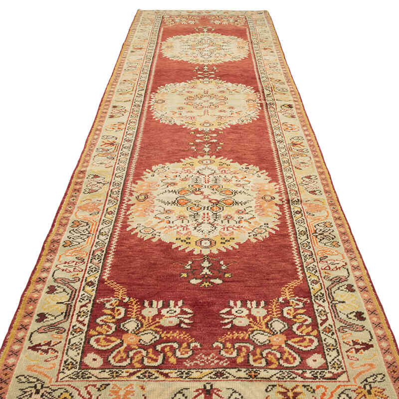 Vintage Anadolu Yolluk - 100 cm x 370 cm - K0081078