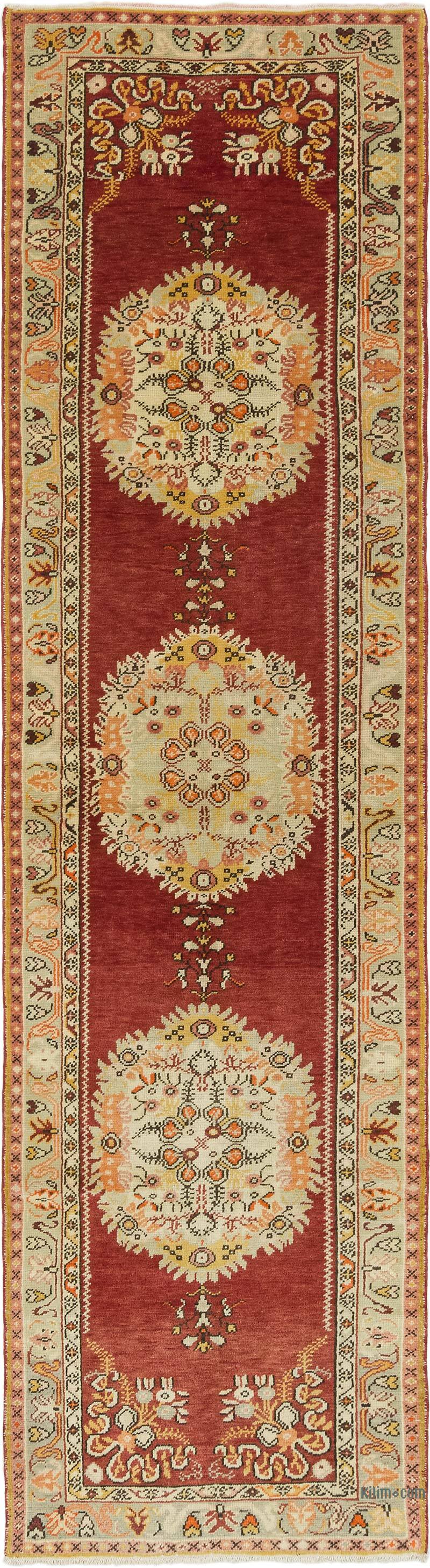 Vintage Anadolu Yolluk - 100 cm x 370 cm - K0081078