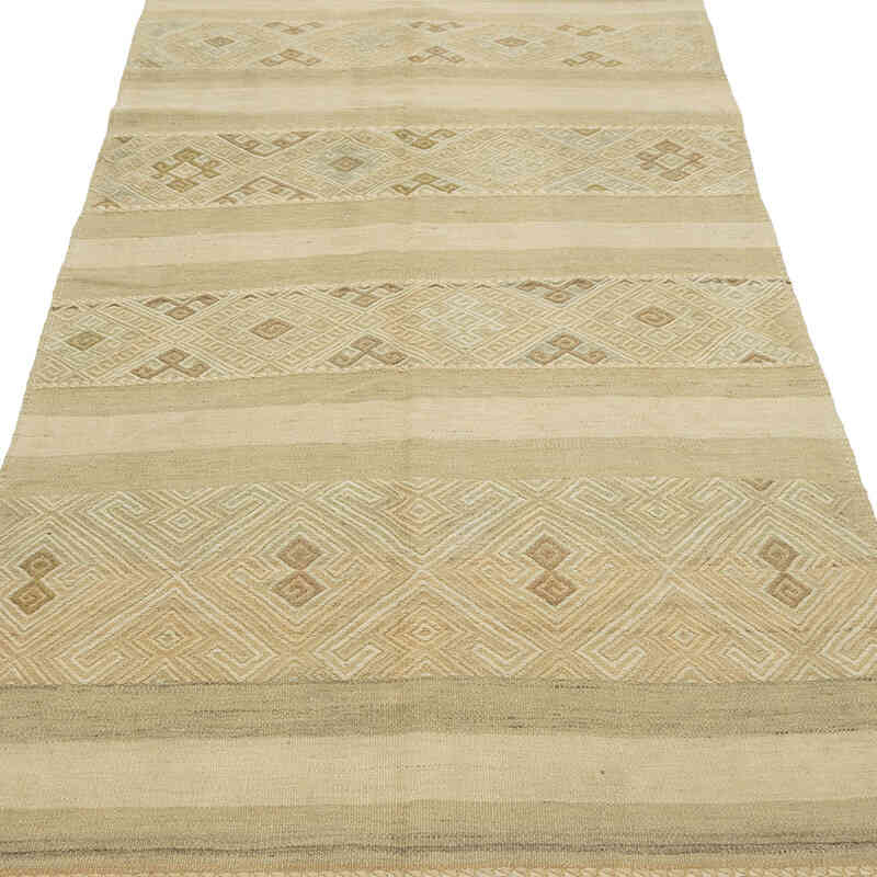 Vintage Malatya Kilim Yolluk - 110 cm x 360 cm - K0081090