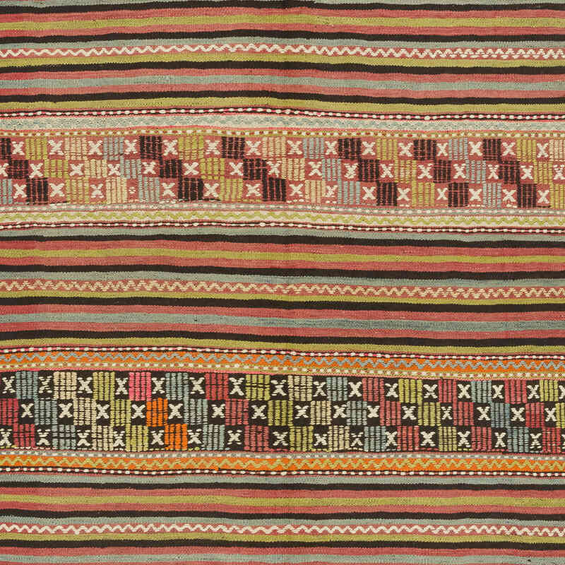 Vintage Manisa Kilim Rug - 5'  x 6' 9" (60" x 81") - K0081093