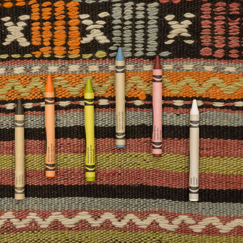 Vintage Manisa Kilim Rug - 5'  x 6' 9" (60" x 81") - K0081093