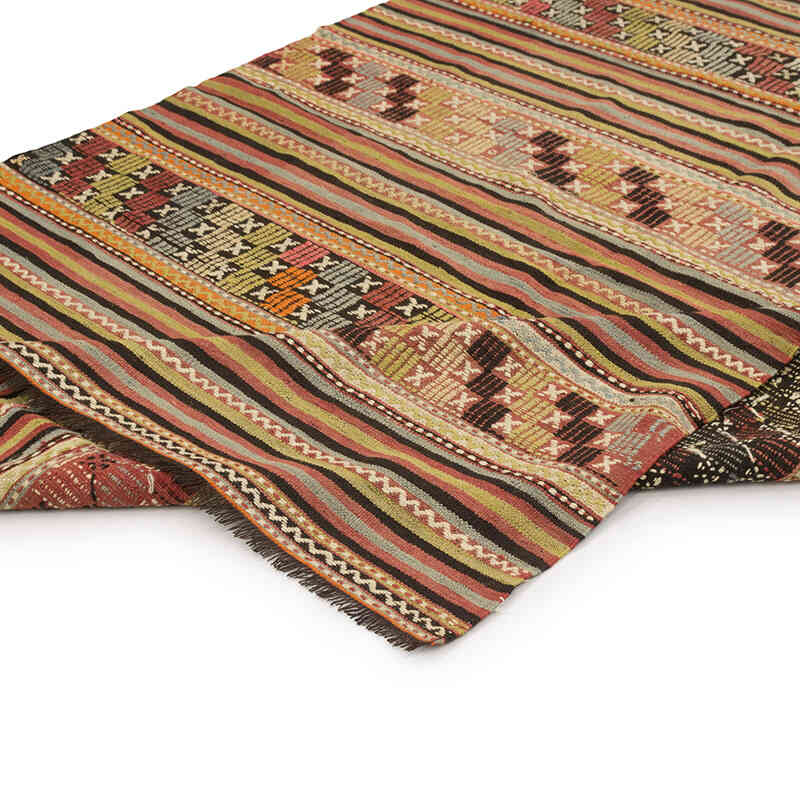 Vintage Manisa Kilim Rug - 5'  x 6' 9" (60" x 81") - K0081093