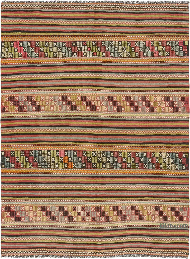Vintage Manisa Kilim Rug - 5'  x 6' 9" (60" x 81") - K0081093
