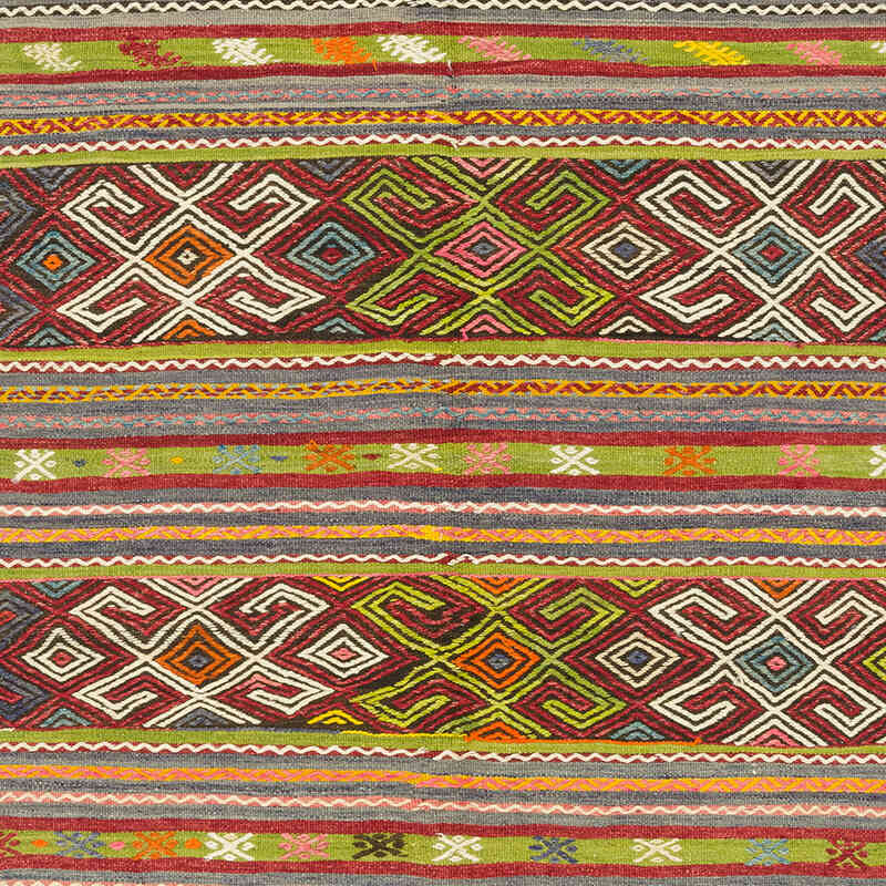 Vintage Manisa Kilim Rug - 4' 11" x 7' 1" (59" x 85") - K0081102