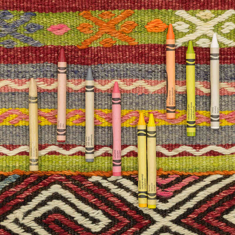 Vintage Manisa Kilim Rug - 4' 11" x 7' 1" (59" x 85") - K0081102
