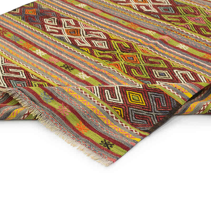 Vintage Manisa Kilim Rug - 4' 11" x 7' 1" (59" x 85") - K0081102