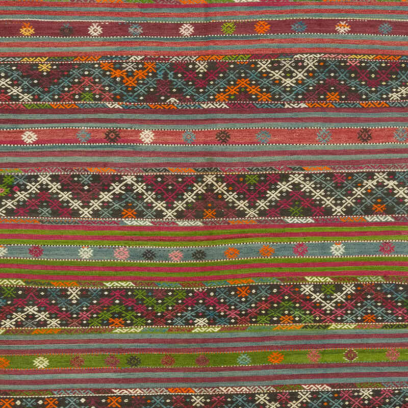 Vintage Manisa Kilim Rug - 5' 3" x 9' 2" (63" x 110") - K0081113