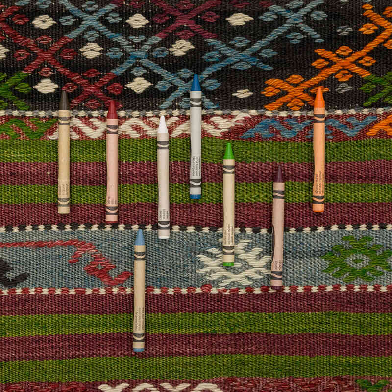 Vintage Manisa Kilim Rug - 5' 3" x 9' 2" (63" x 110") - K0081113