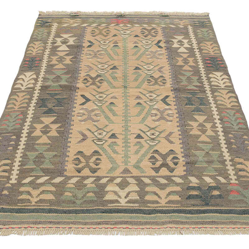 Oushak Kilim Vintage - 107 cm x 160 cm - K0081116