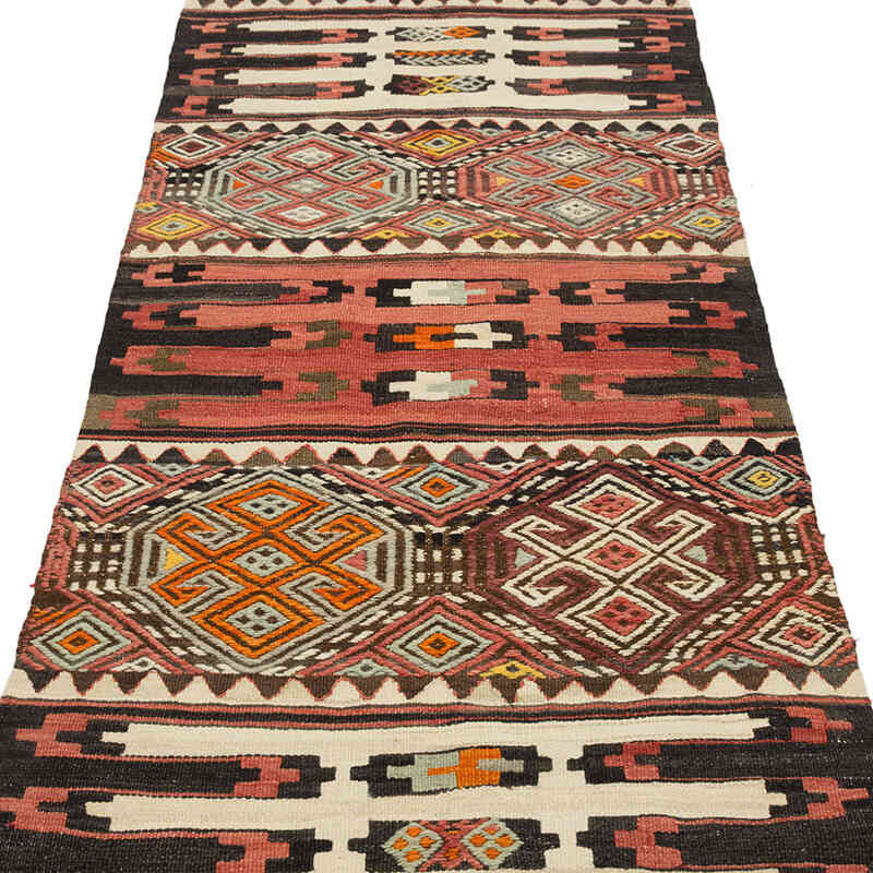Vintage Malatya Kilim Runner - 3'  x 14' 2" (36" x 170") - K0081117