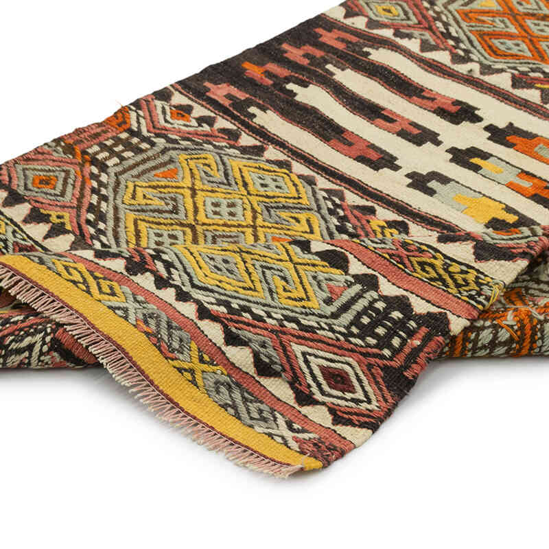 Vintage Malatya Kilim Runner - 3'  x 14' 2" (36" x 170") - K0081117