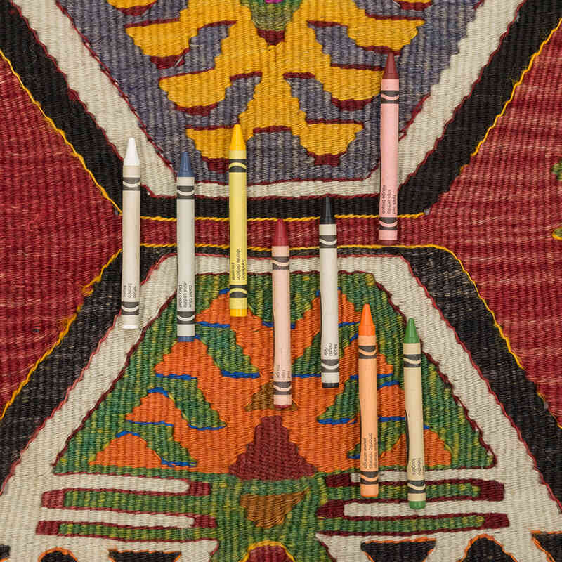 Vintage Mut Kilim Rug - 5' 1" x 7' 7" (61" x 91") - K0081119