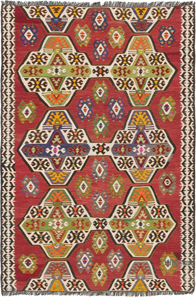 Vintage Mut Kilim Rug - 5' 1" x 7' 7" (61" x 91") - K0081119