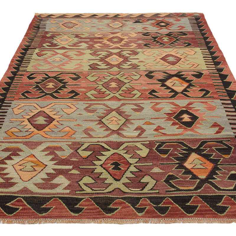 Vintage Konya Kilim Rug - 4' 11" x 8' 9" (59" x 105") - K0081121