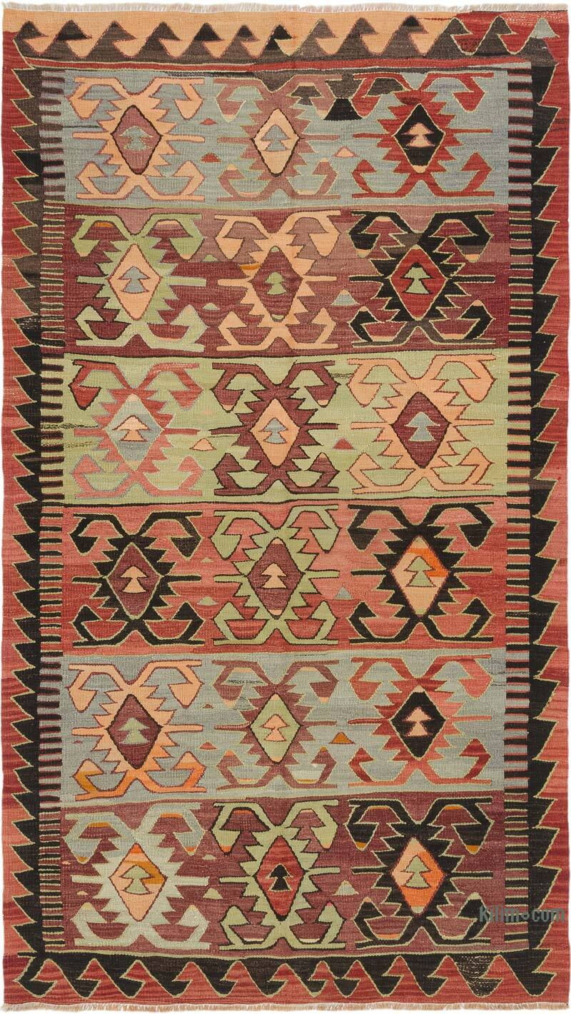 Vintage Konya Kilim Rug - 4' 11" x 8' 9" (59" x 105") - K0081121